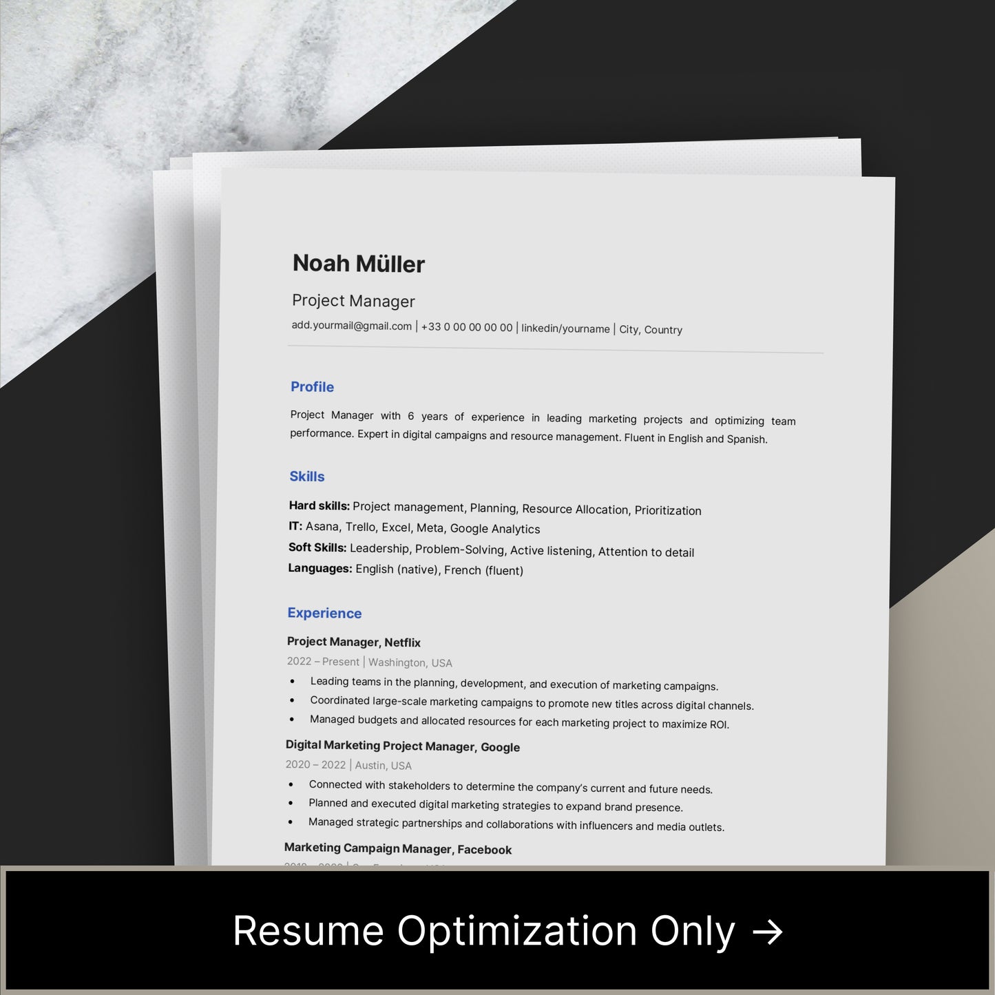 Full Resume Optimization