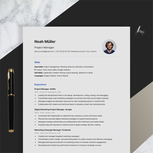 Resume Design - Flexible roles - Minimalist 10