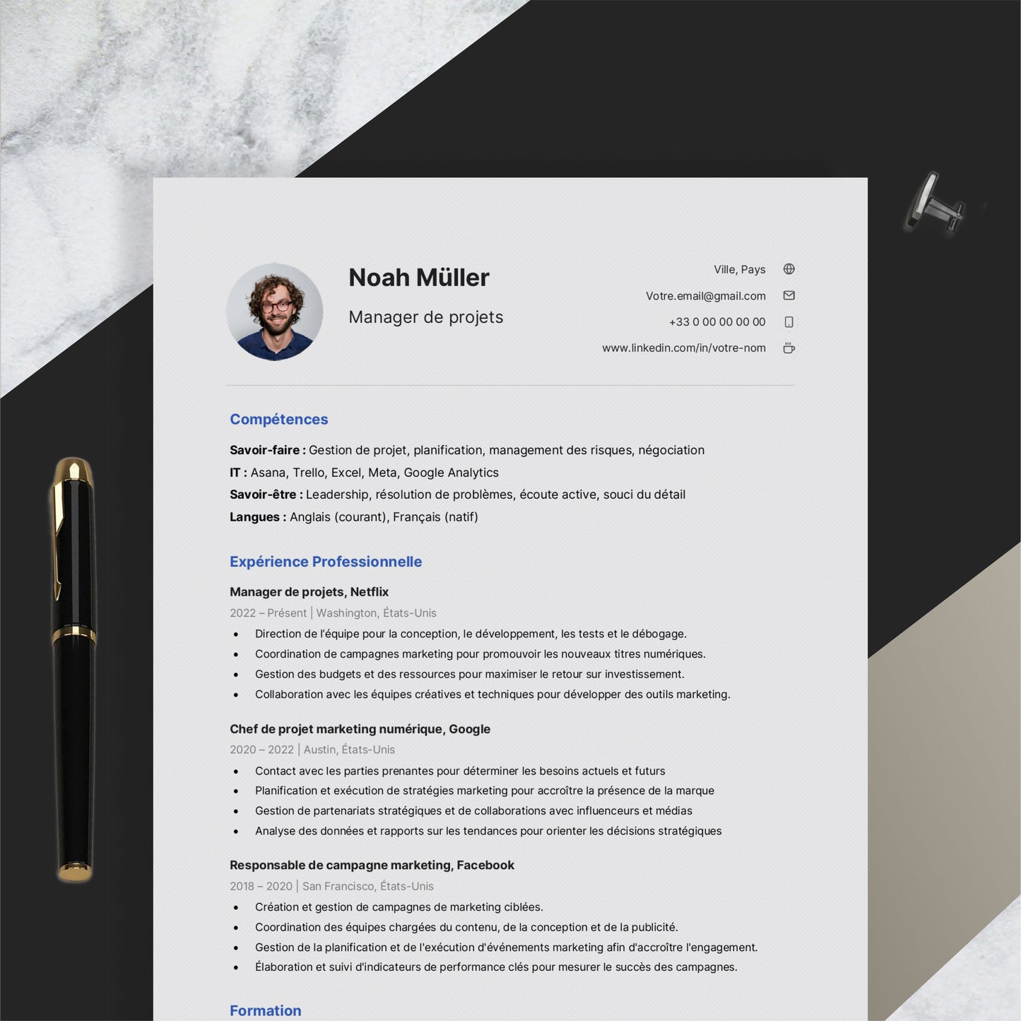 Resume Design - Flexible roles - Minimalist 7