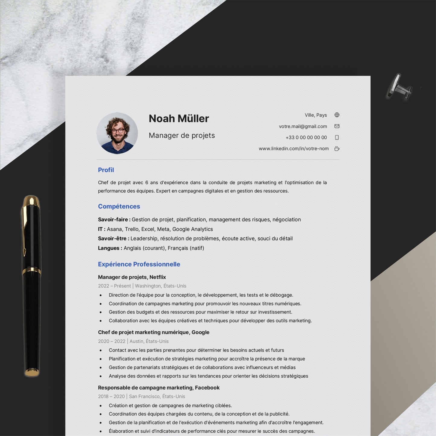 Resume Design - Flexible roles - Minimalist 8