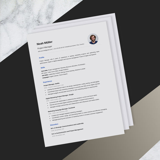 Versatile Resume Design - Picture