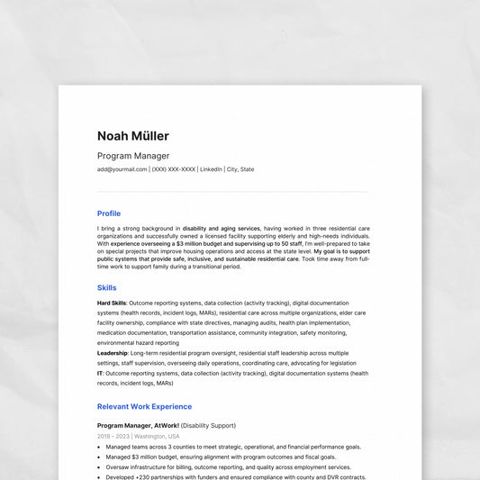 Resume Optimization